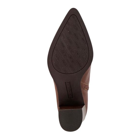 BCBGeneration Women's Janda Western Regular Calf Block Heel Boots Brown Size 11 - Picture 6 of 6